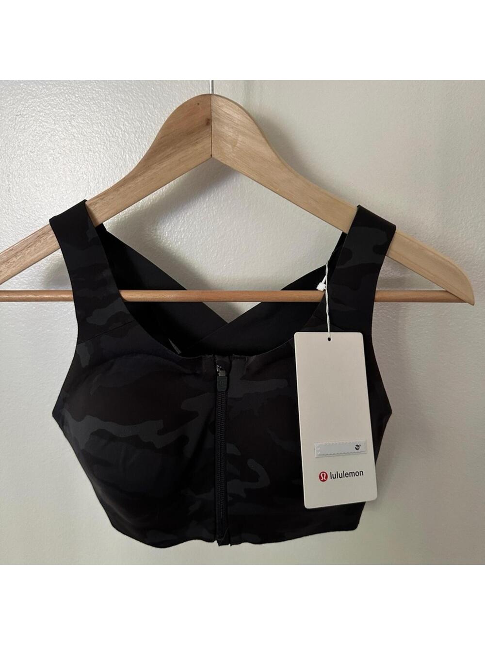 Lululemon Black Camouflage Sports Bra 34D